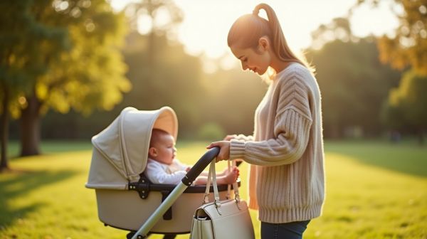 Le sac à langer poussette, l'indispensable des sorties avec bébé
